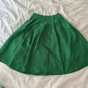 Emerald Green Circle Skirt